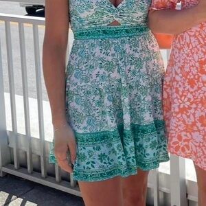 Francesca’s floral summer dress xs